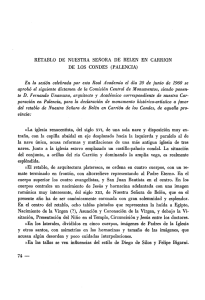 pdf Retablo de Nuestra de Belén en Carrión de los Condes (Palencia)