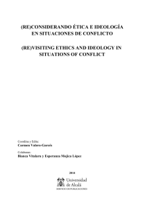 (re)considerando ética e ideología en situaciones de conflicto