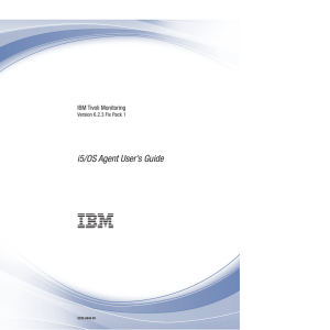 IBM Tivoli Monitoring: i5/OS Agent: Guía del usuario