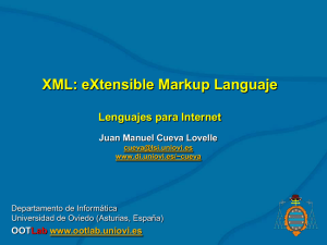 XML - Universidad de Oviedo