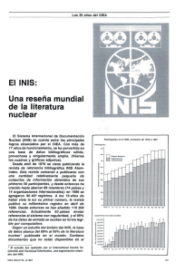 El INIS: Una reseña mundial de la literatura nuclear
