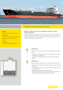 Depósitos de carga de buques cisterna para betún