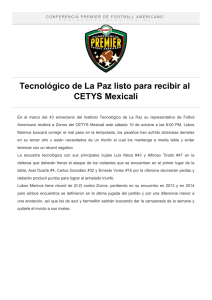 Tecnológico de La Paz listo para recibir al CETYS Mexicali