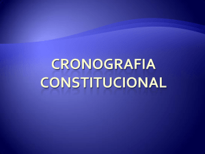 Cronografía Constitucional