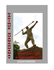 libro Cacique Guanaguanay - historiadematurin.com.ve
