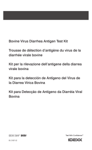 Bovine Virus Diarrhea Antigen Test Kit