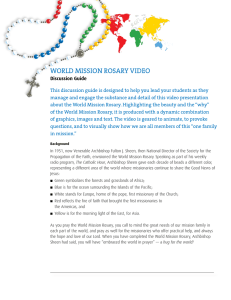 World Mission Rosary Video Discussion Guide 2016-17