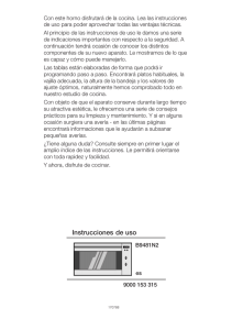 Manuales de instrucciones Descargar en español