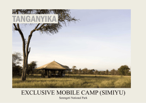 Presentación de PowerPoint - Tanganyika Wilderness Camps