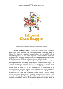 Editorial Caro Raggio - Biblioteca Virtual Miguel de Cervantes
