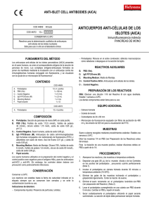 ANTICUERPOS ANTI-CÉLULAS DE LOS ISLOTES (AICA)