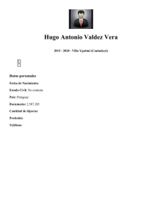 Hugo Antonio Valdez Vera