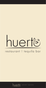 Huerto Drink Book 2016 Final - Huerto Mexican Restaurant and