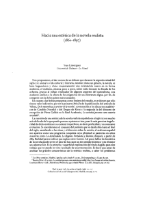 pdf Hacia una estética de la novela realista (1860-1897)