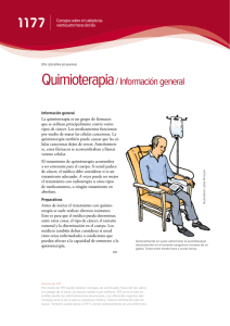 Quimioterapia/ Información general
