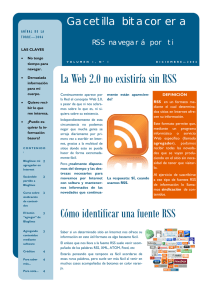 La Web 2.0 no existiría sin RSS