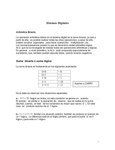 Apuntes 2 Aritmética Binaria