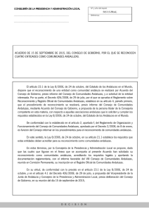 Acuerdo reconocimiento comunidades andaluzas II