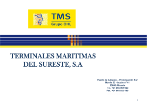 Diapositiva 1 - Terminales Marítimas del Sureste.