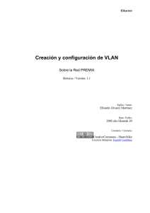 Creación y configuración de VLAN
