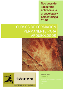 Topografía aplicada a la Arqueología y Paleontología