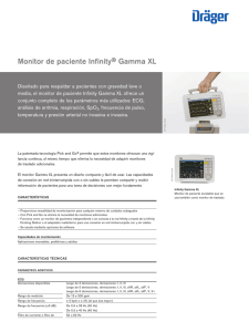 Monitor de paciente Infinity® Gamma XL