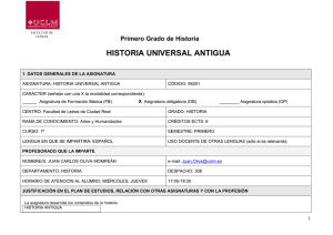 Historia Universal Antigua