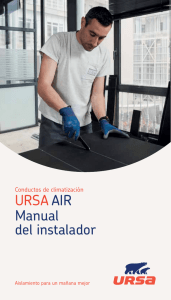URSA AIR Manual del instalador
