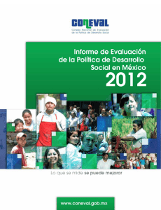 Informe de Evaluación de la Política de Desarrollo Social