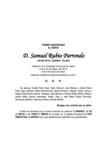 D. Samuel Rubio Parrondo