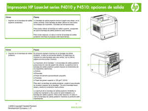 HP LaserJet P4010 and P4510 Series Printers Output Options