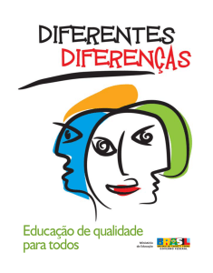 Diferentes Diferenças - Ministério da Educação