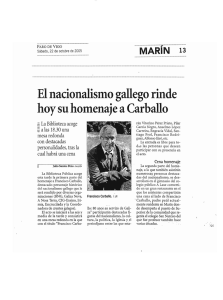 El nacionalismo gallego rinde hoysuhomenajeaCarballo