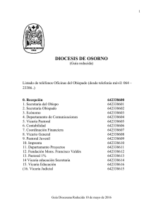 diocesis de osorno - documentos de la iglesia catolica