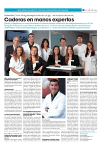 Entrevista Top Doctors "Caderas en manos expertas"
