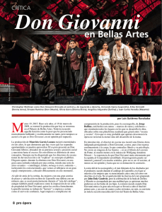 Don Giovanni en Bellas Artes