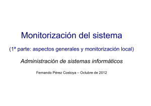 Monitorización del sistema