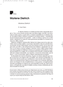 Marlene Dietrich - Revista de Humanidades