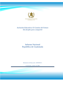 Informe Nacional República de Guatemala