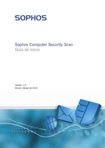 Guía de inicio de Sophos Computer Security Scan