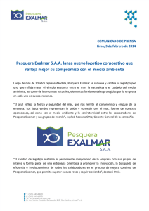 Pesquera Exalmar SAA lanza nuevo logotipo corporativo que refleja