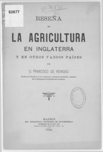 LA AGRICULTURA - Junta de Castilla y León