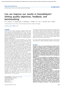 Can we improve our results in hemodialysis? Setting quality