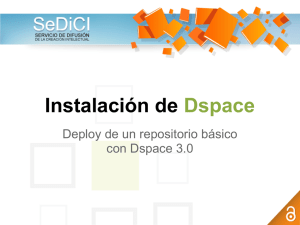 Instalación de Dspace