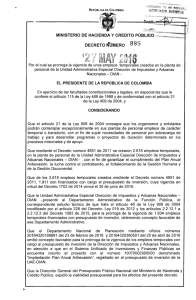 decreto 885 del 27 de mayo de 2016