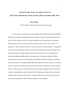 Osama Tío Sam: history according to the losers Rio García, Eduardo