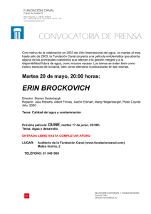 erin brockovich - Fundación Canal
