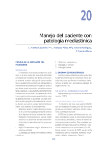 Manejo del paciente con patologia mediastinica