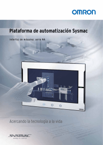 Plataforma de automatización Sysmac