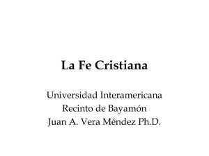La Fe Cristiana - Universidad Interamericana de Puerto Rico